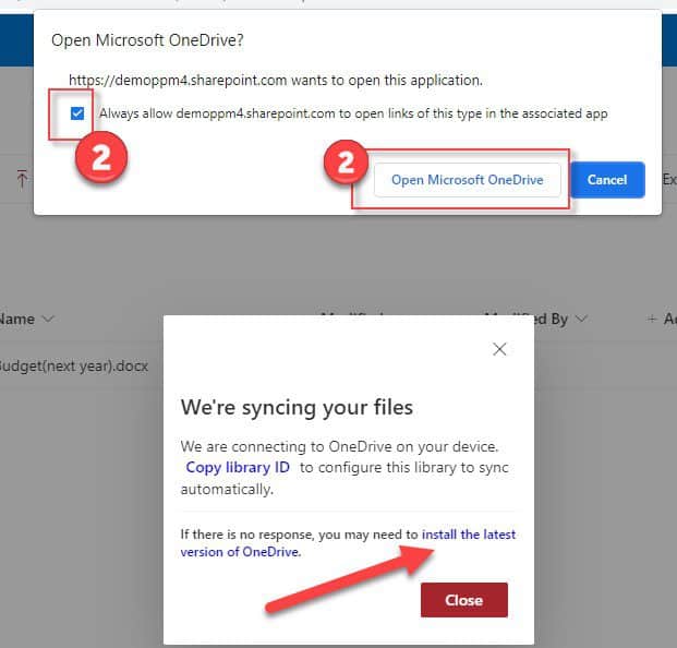 archive sharepoint sites using onedrive