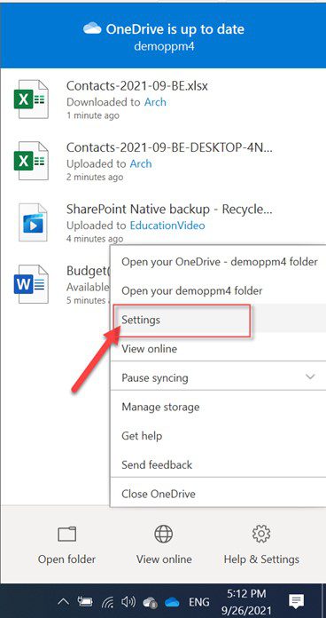 archive sharepoint sites using onedrive